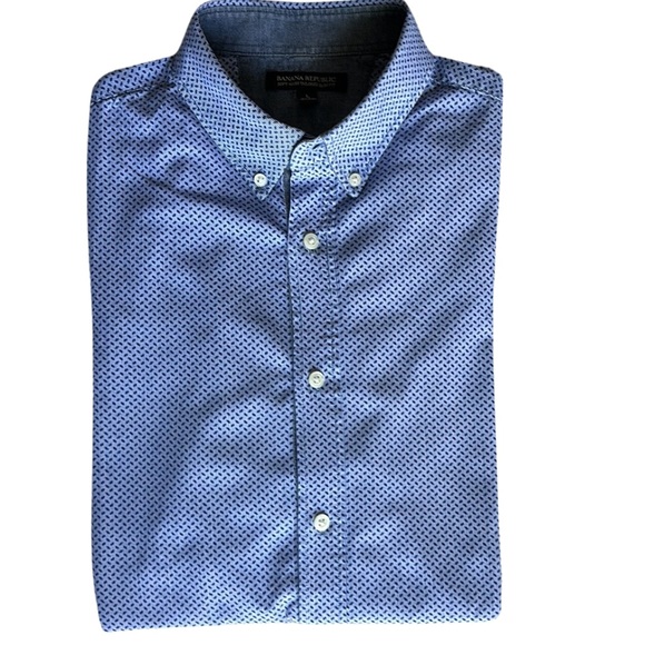 Banana Republic | Tailored Slim Fit Shirt | Mens | Large | Light Blue - Picture 6 of 6